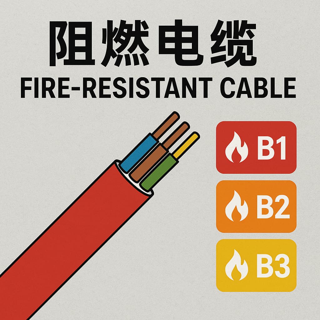 什么是阻燃电缆？？B1、、、B2、、、B3级的区别你相识吗？？