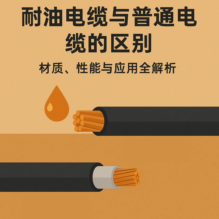 耐油电缆与通俗电缆的区别：：：材质、性能与应用全剖析